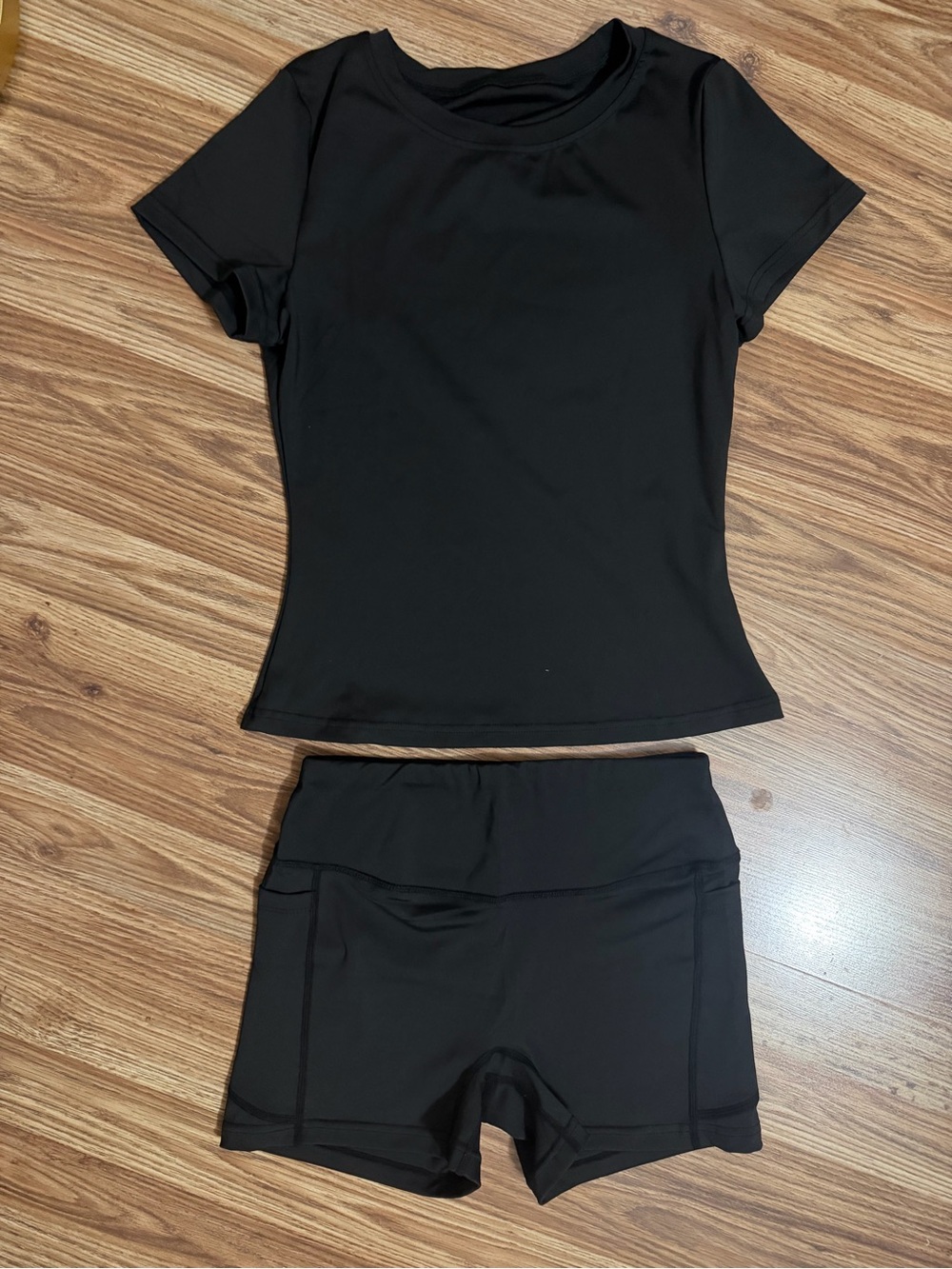 Women’s Black Activewear workout set
